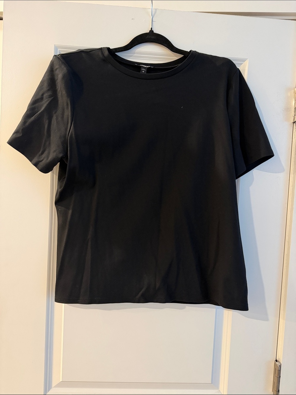 Express Black Short Sleeve Crewneck Tee